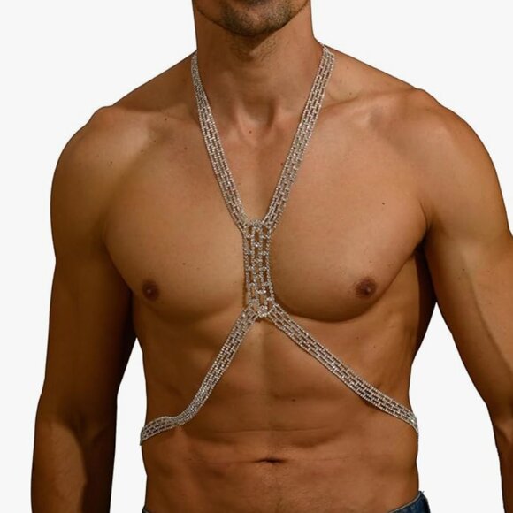 Harness Body Chain for Men - Picture 2 of 6
